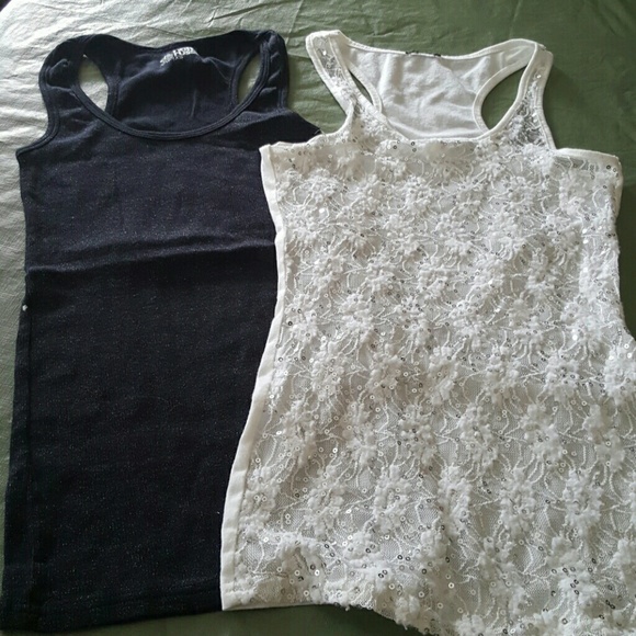 Tops - 🥳 Bundle of 2 Sparkly Racerback Tanks